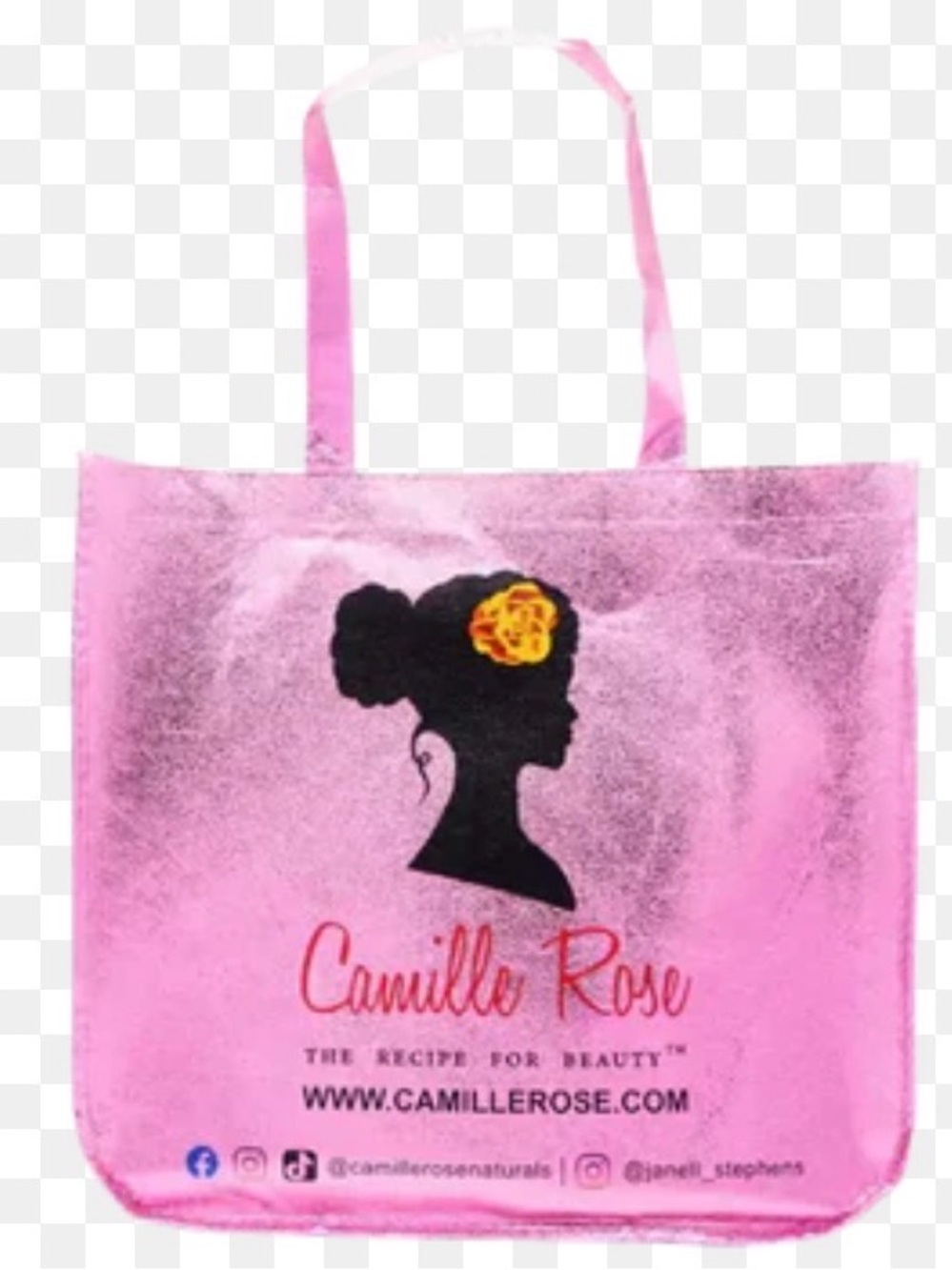 camille rose Metallic tote bag 🌹